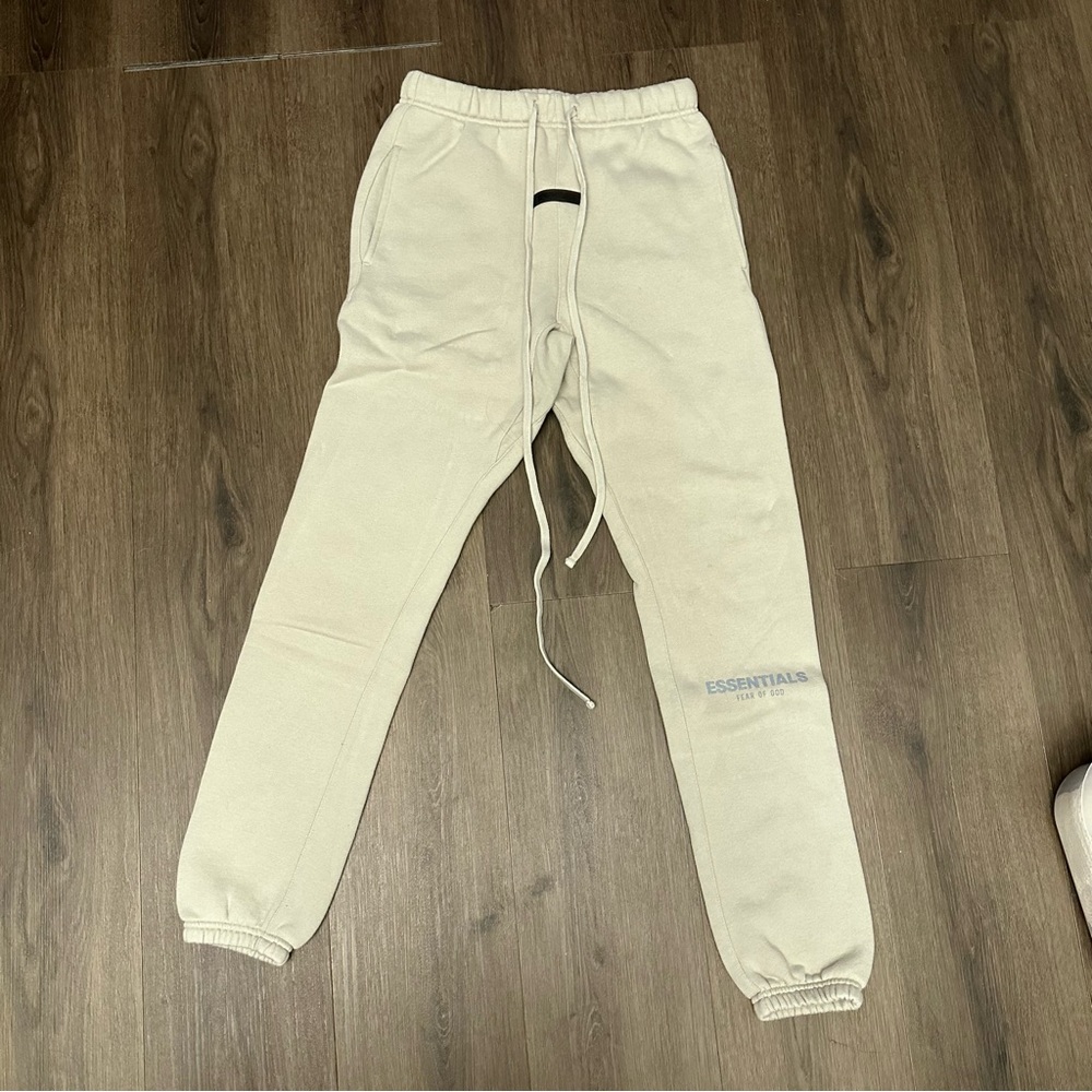 Fear of God Essentials Exclusive Sage Green Fleece Lounge Sweat Pants